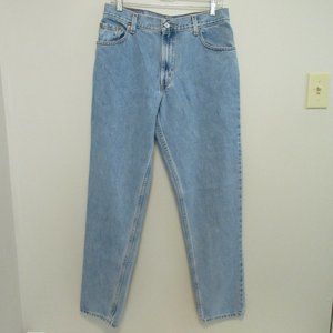 Womens Levis 550 Tapered Light Wash Jeans Size 12